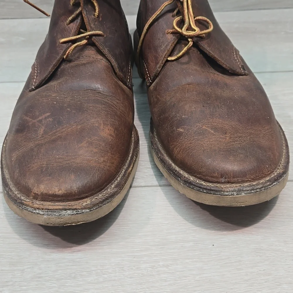 Red Wing Men 3322 Weekender Shoes Brown Lace Up Leather Chukka Boots Sz 13D